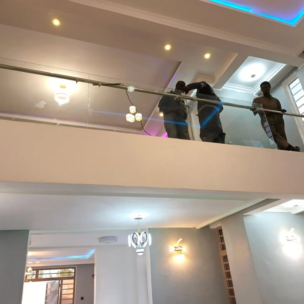 Stainless balcony 10mm tuff with 304 series-Kikuyu Gardens